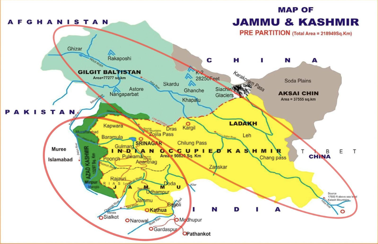 Jammu & Kashmir Hydrogeography