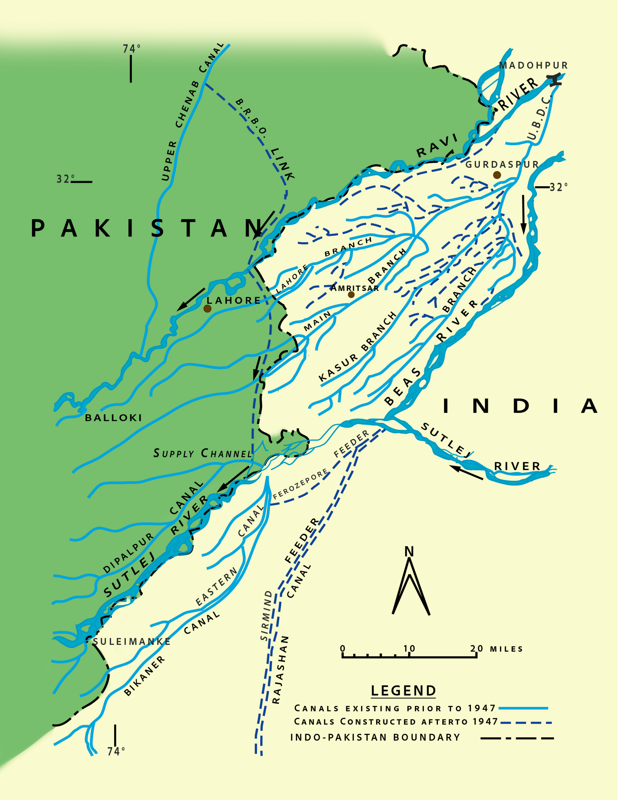 Bari Doab Rivers